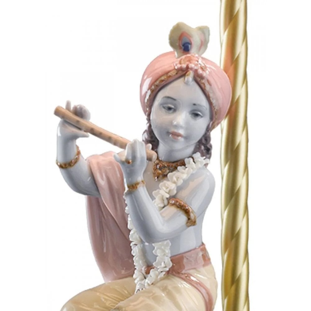 Lladro Lord Krishna Lamp