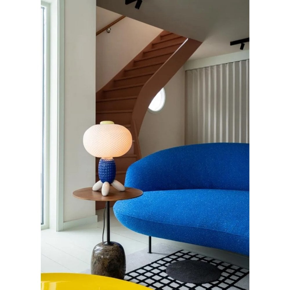 Lladro Soft Blown Table Lamp - Blue