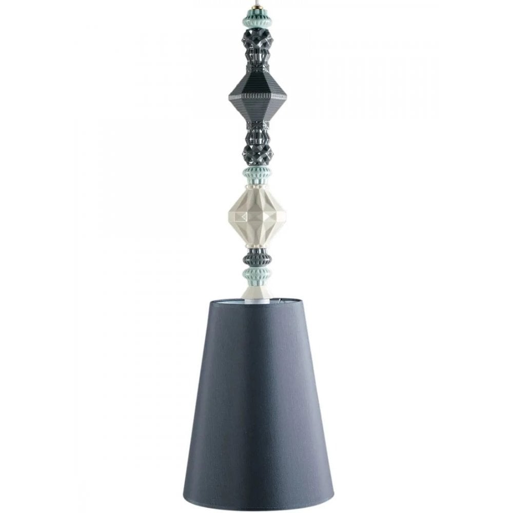 Lladro Belle De Nuit Pendant Lamp II - Black