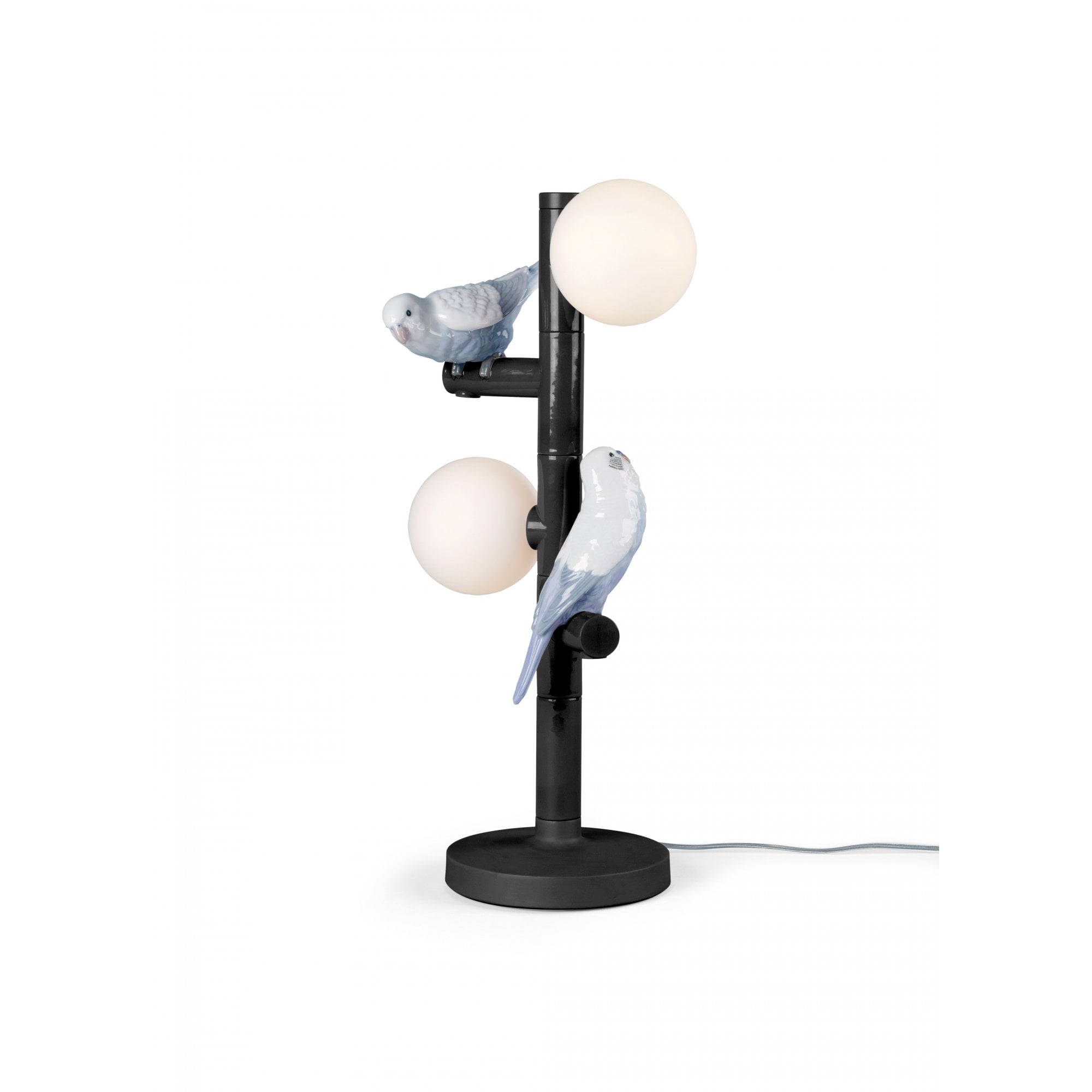Lladro Parrot Table Lamp - Black