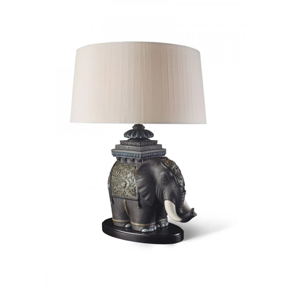 Lladro Siamese Elephant Lamp
