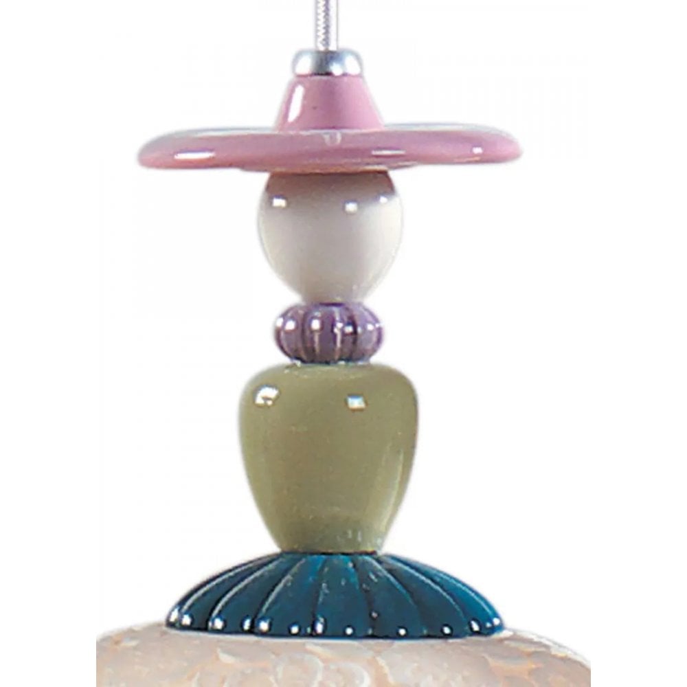 Lladro Mademoiselle 3 Light Lineal Canopy Ceiling Lamp - Gazing At The Ocean