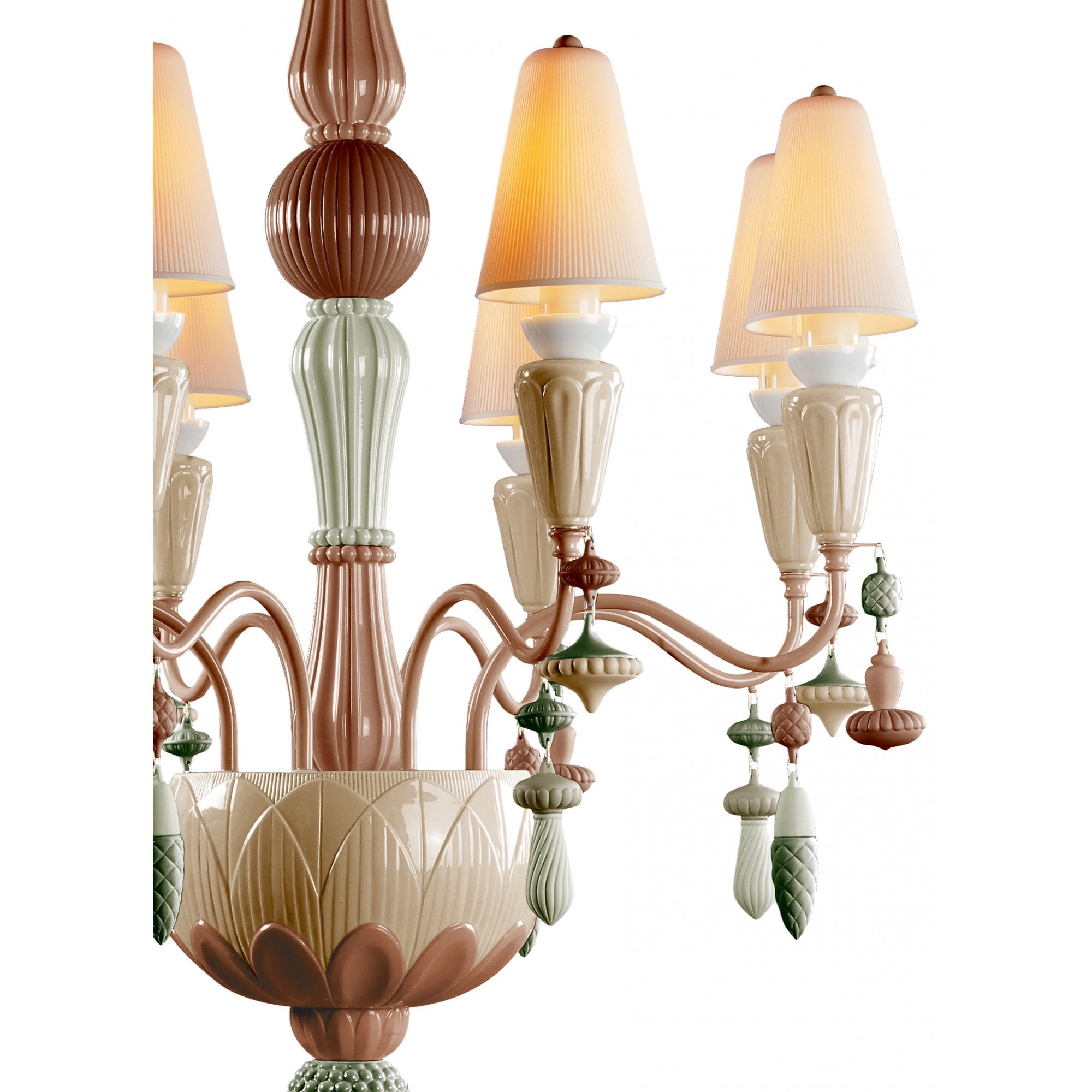 Lladro Ivy & Seed 8 Light Chandelier - Spices