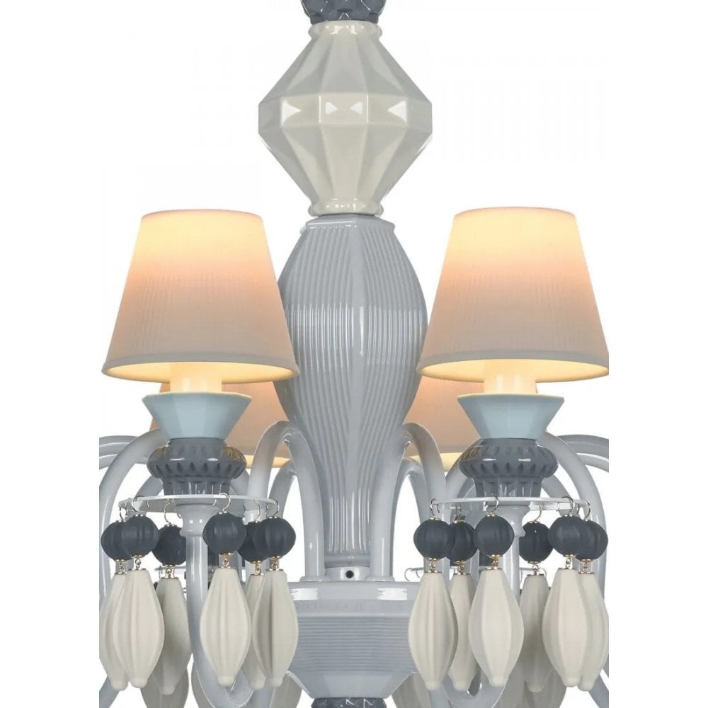 Lladro Belle De Nuit 12 Light Chandelier - Black