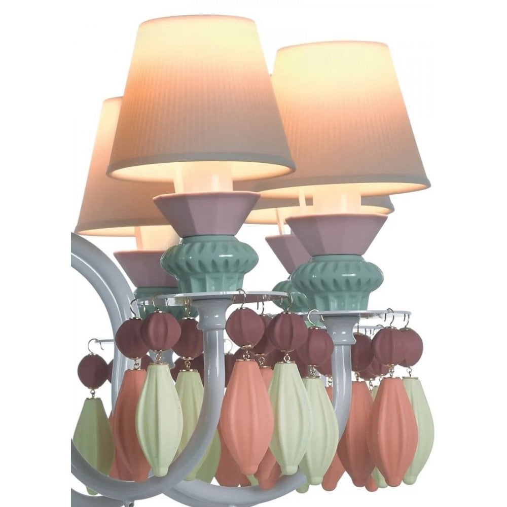 Lladro Belle De Nuit 12 Light Chandelier - Multicolour