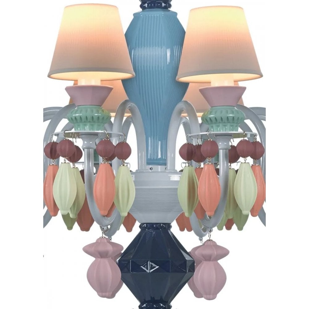 Lladro Belle De Nuit 12 Light Chandelier - Multicolour