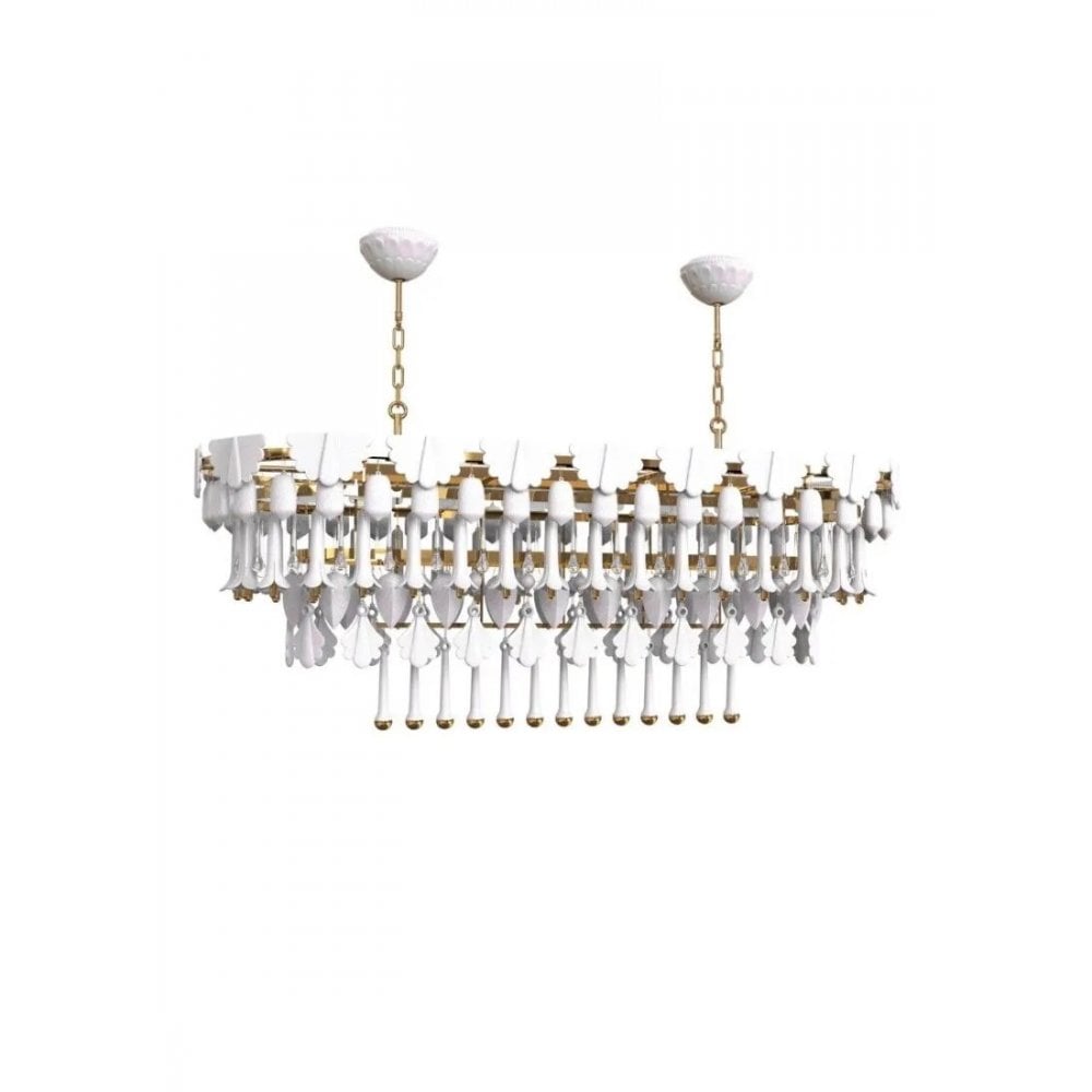 Lladro Seasons 150cm Oval Chandelier - Sunrise
