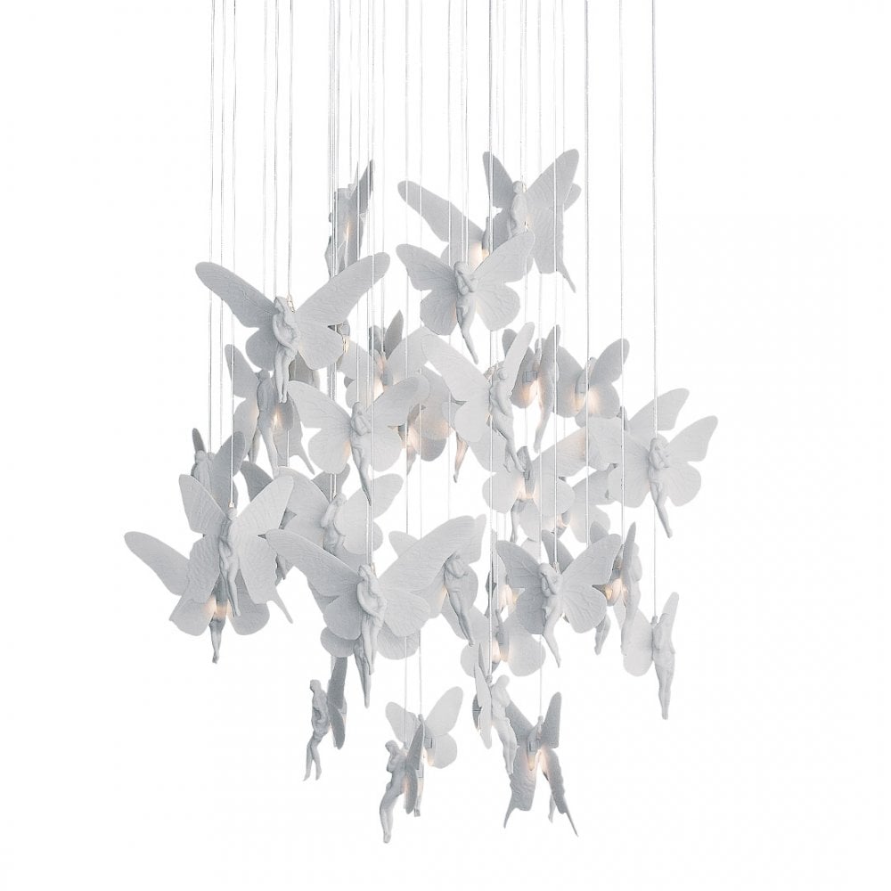 Lladro Niagara Chandelier 0.60m - White