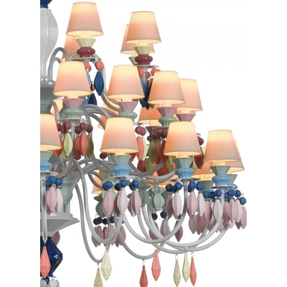 Lladro Belle De Nuit 40 Light Chandelier - Multicolour