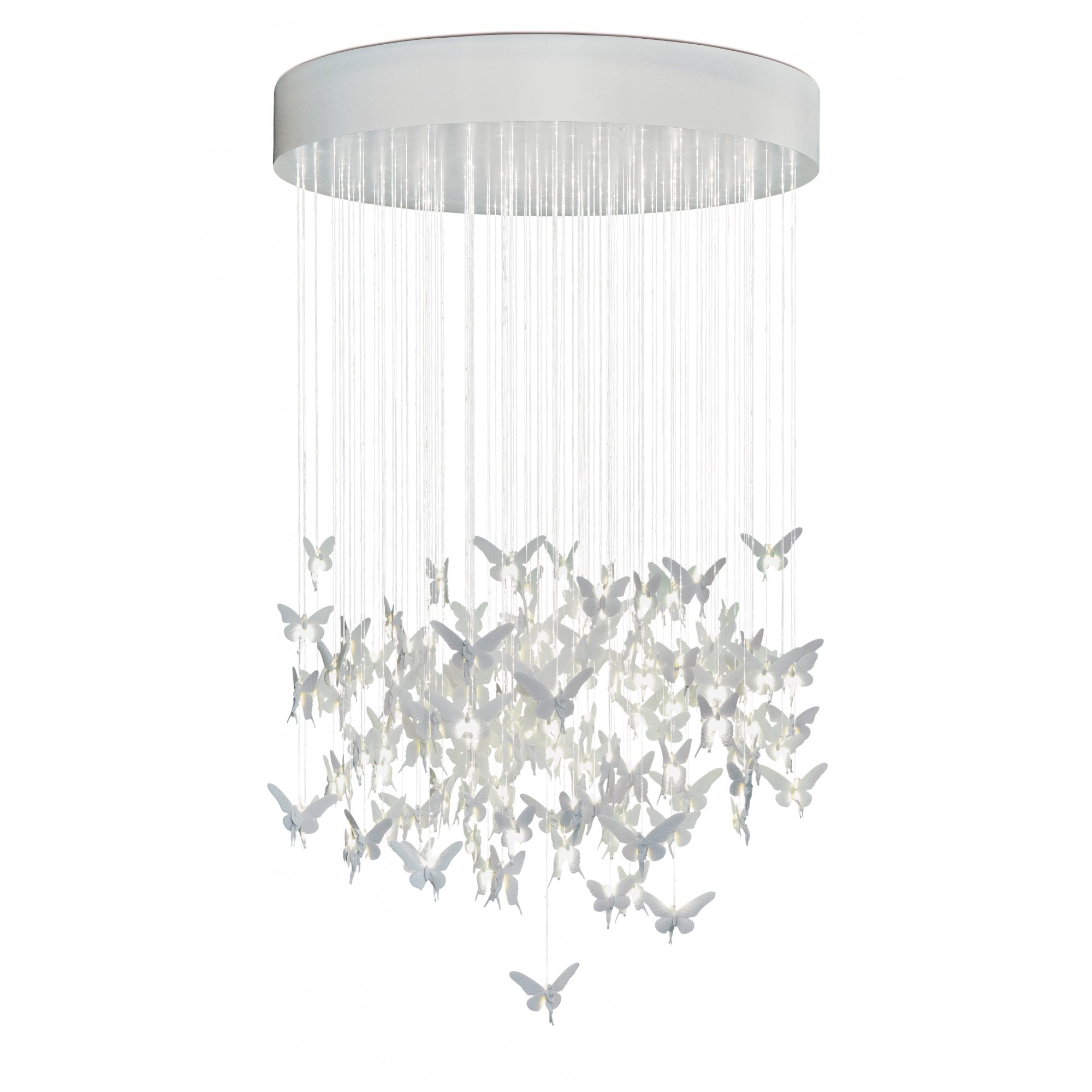 Lladro Niagara Chandelier 1.35m - White