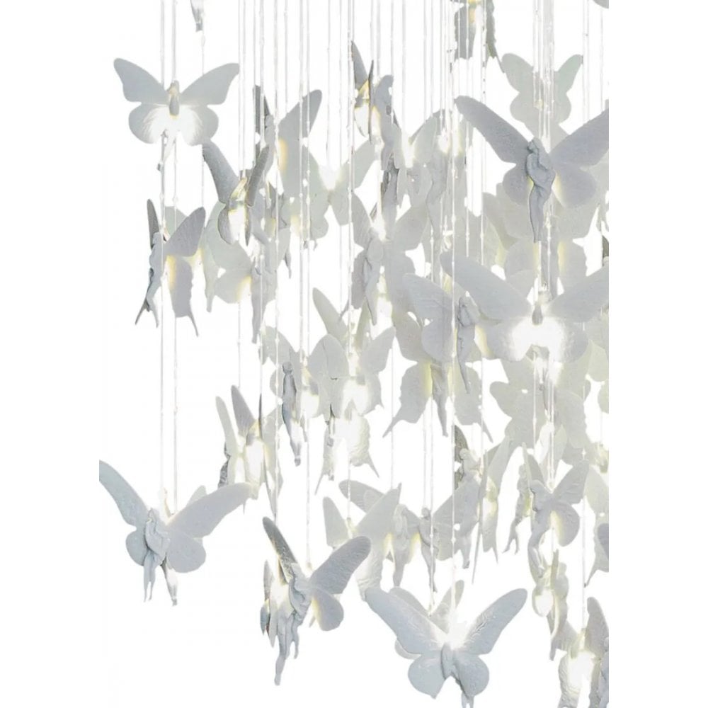 Lladro Niagara Chandelier 1.35m - White