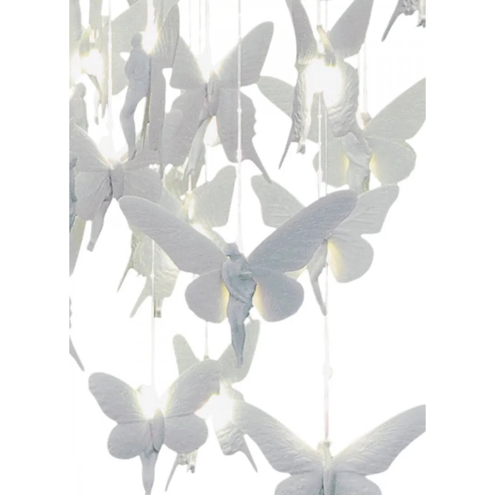 Lladro Niagara Chandelier 1.35m - White