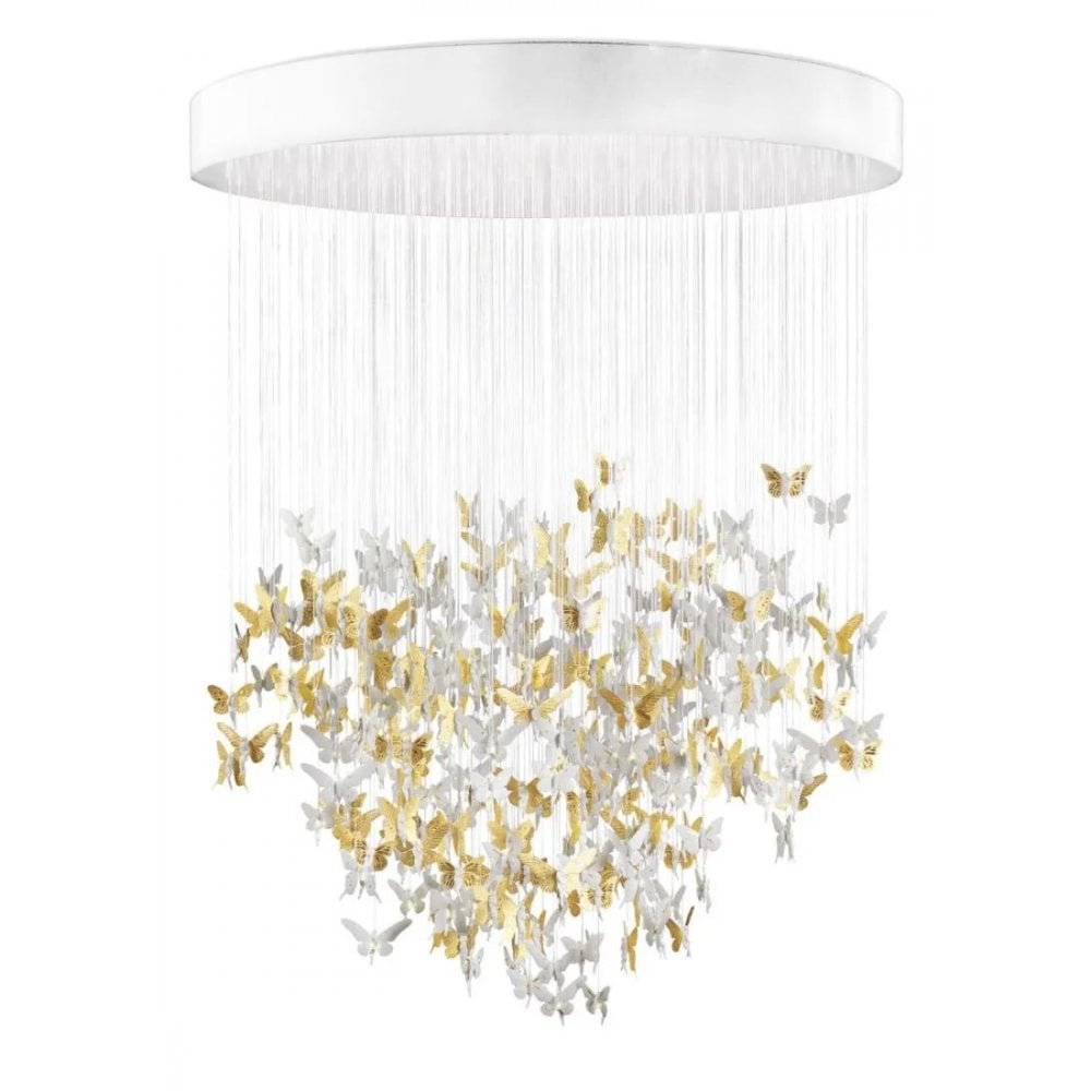 Lladro Niagara Chandelier 2m - Golden Luster