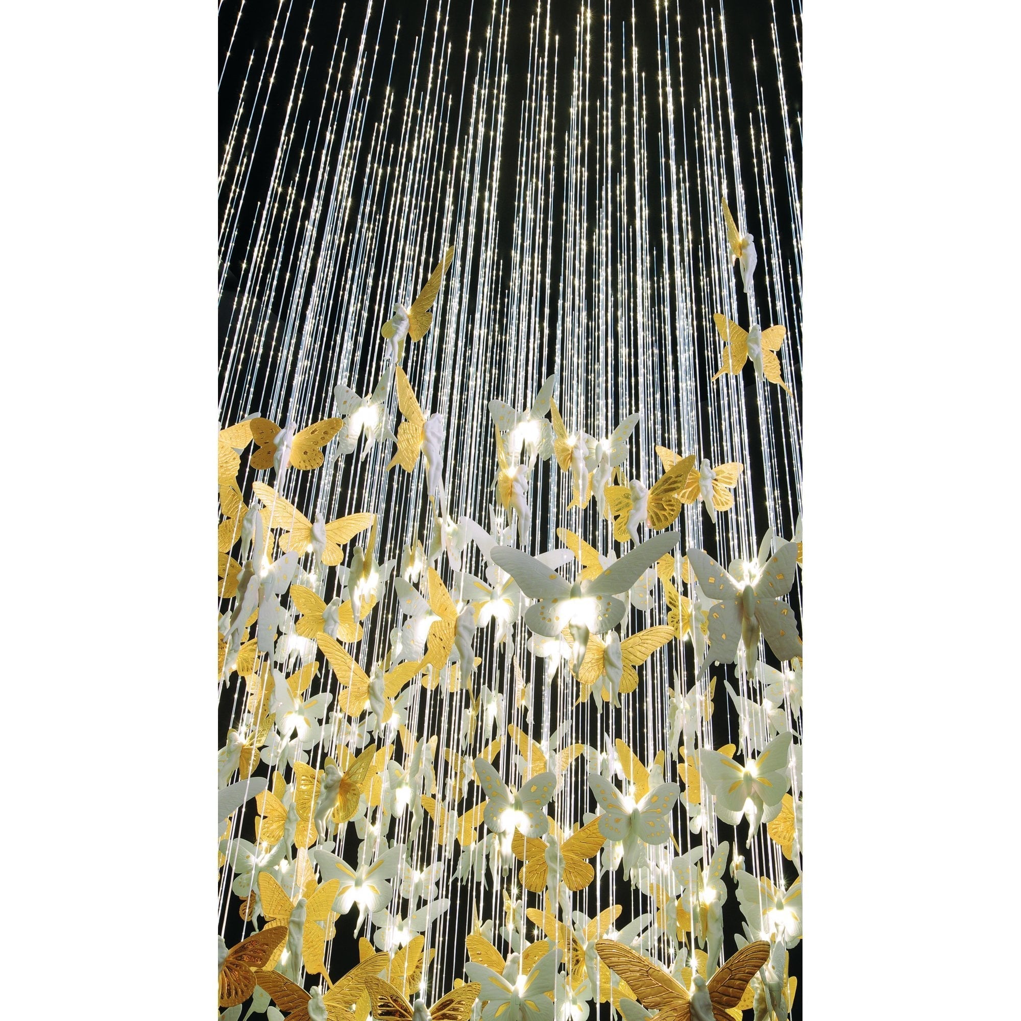 Lladro Niagara Chandelier 2m - Golden Luster