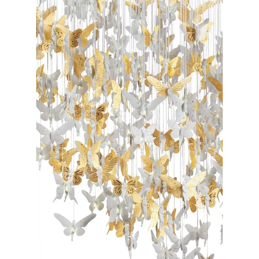 Lladro Niagara Chandelier 2m - Golden Luster