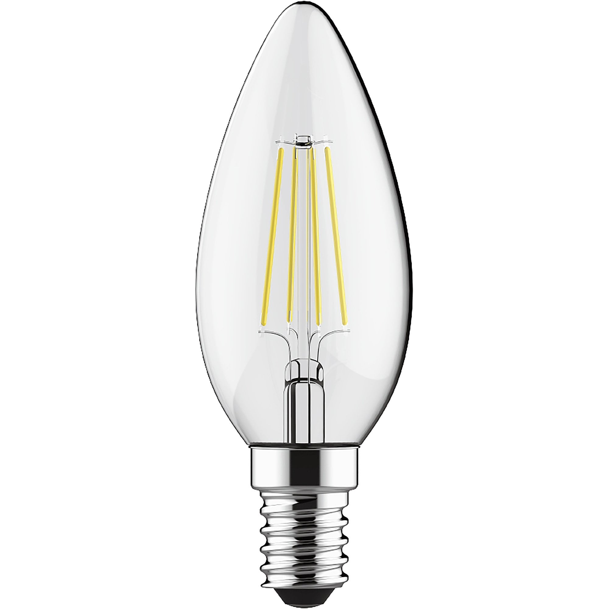 Luxram Value Classic 4W LED Candle E14 Warm White - 3000K (Dimmable)