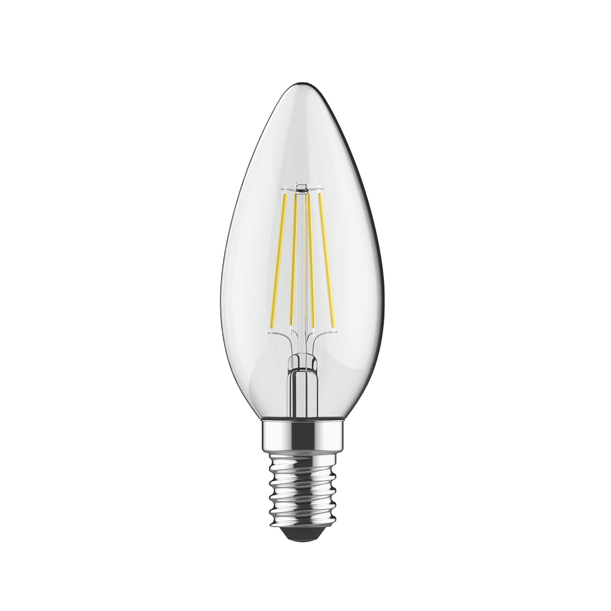 Luxram Value Classic 4W LED Candle E14 Warm White - 2700K (Dimmable)