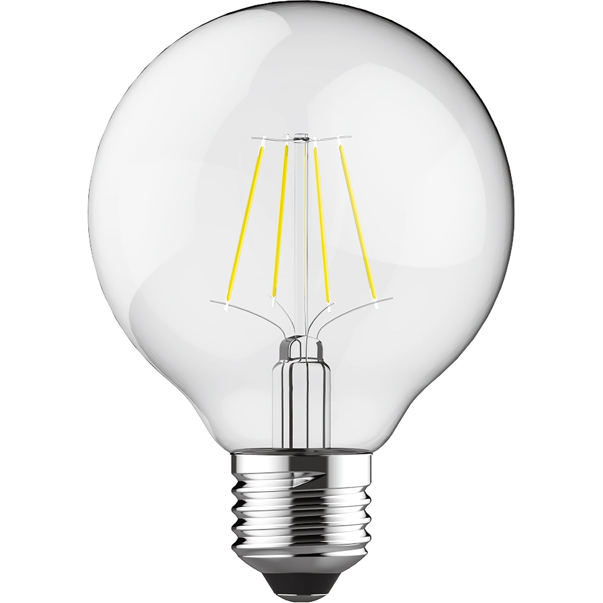 Luxram Classic E27 LED Globe 80mm 6.5W Warm White - 2700K (Dimmable)