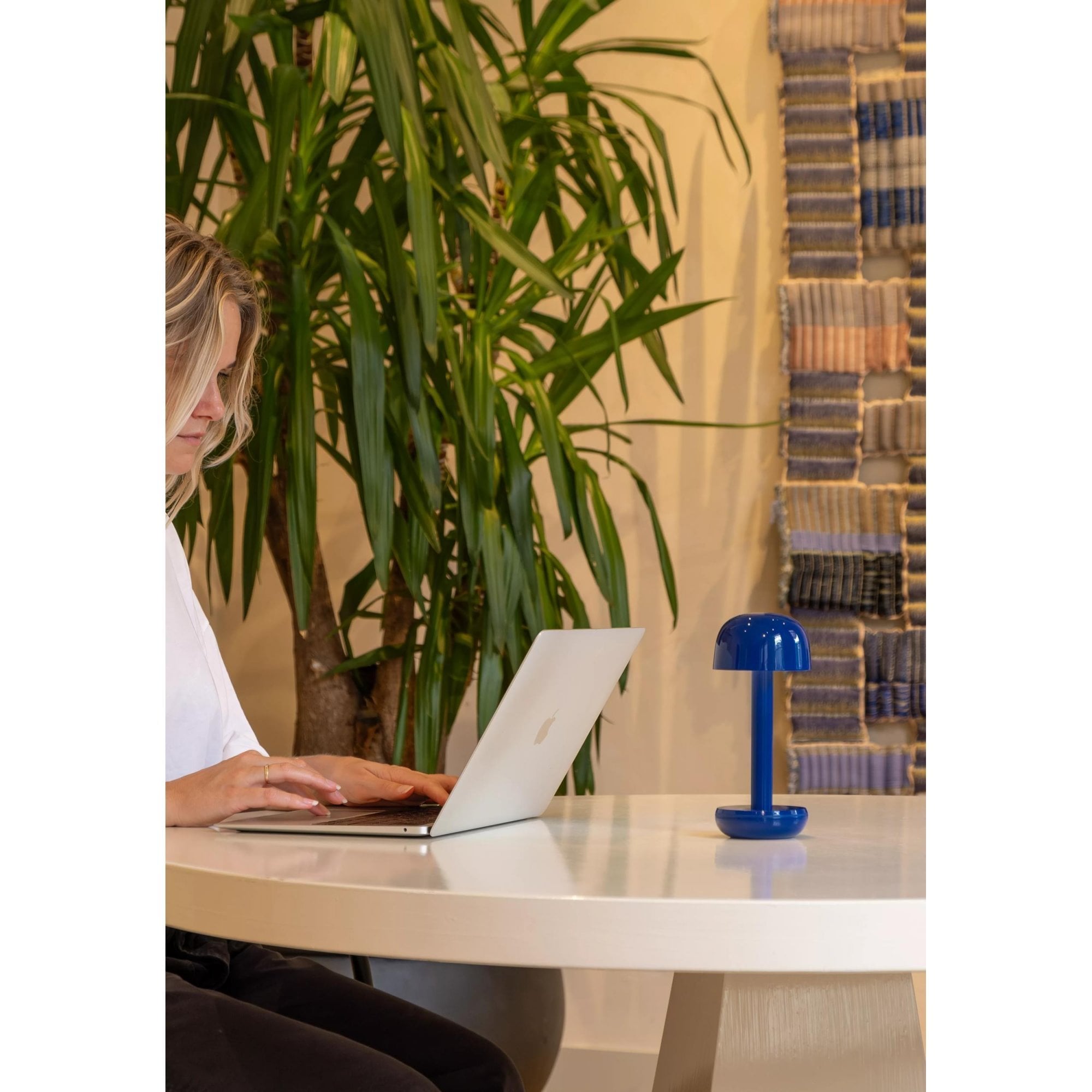 Humble Two Table Light - Cobalt Blue