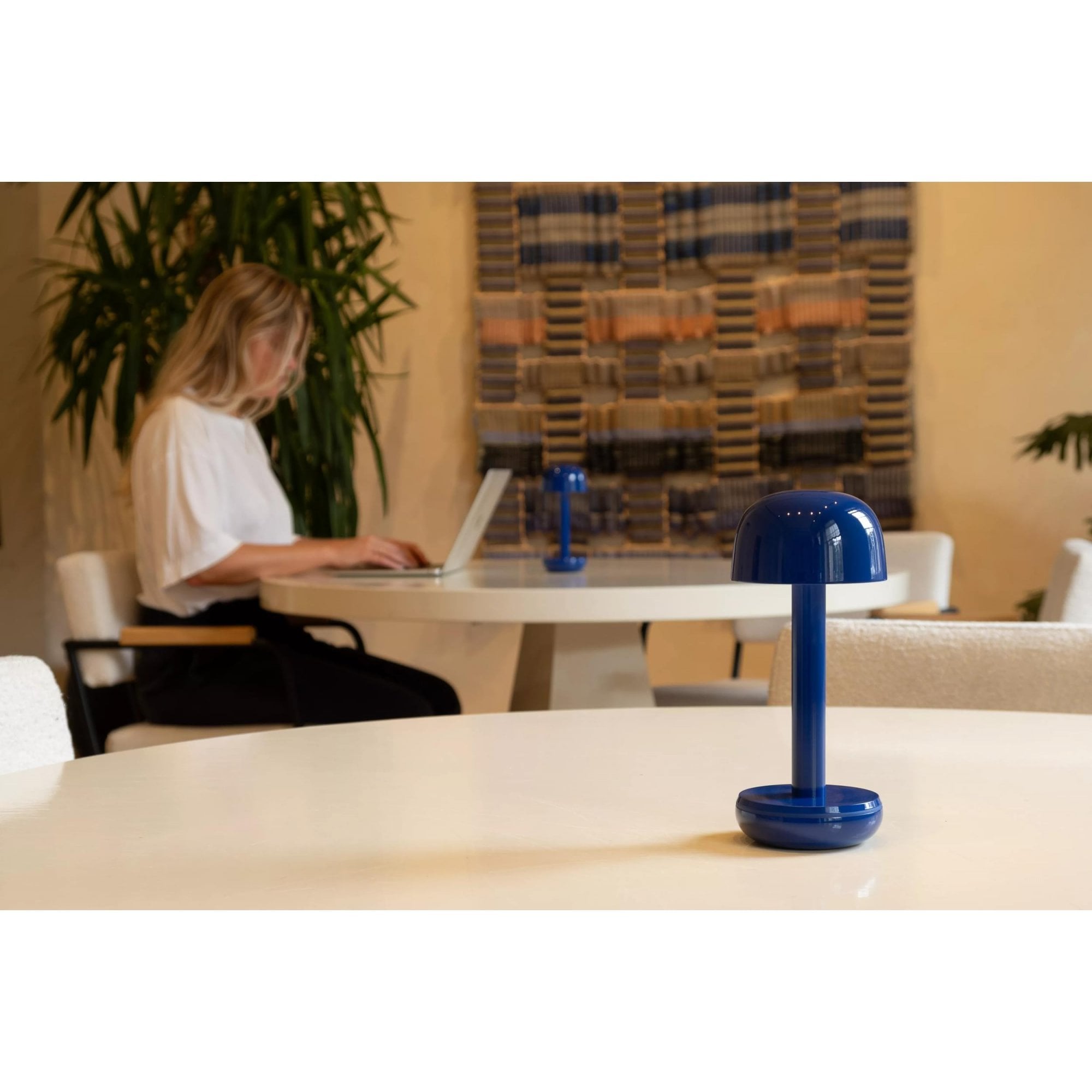 Humble Two Table Light - Cobalt Blue
