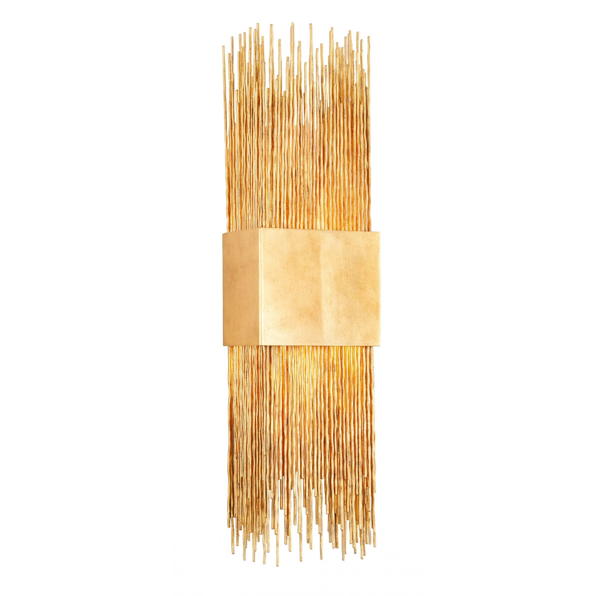 Corbett Sabine 2 Light Wall Sconce Light - Vintage Gold Leaf