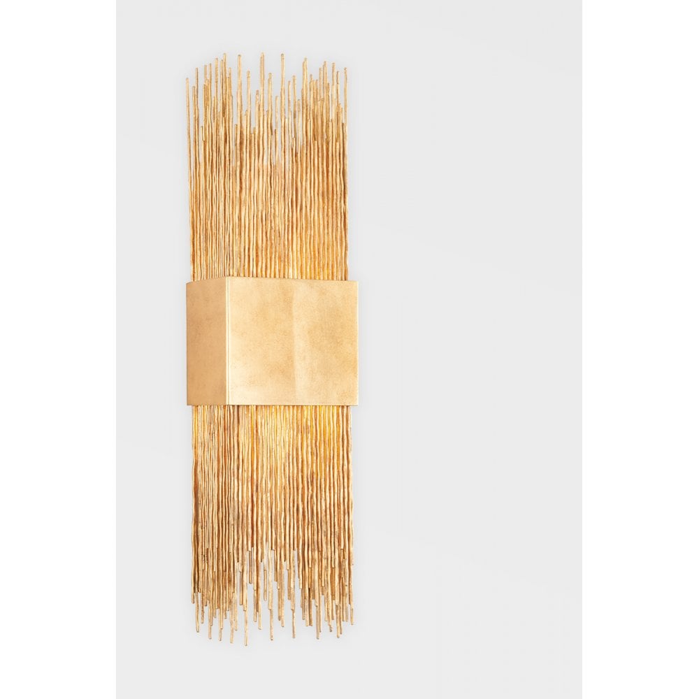 Corbett Sabine 2 Light Wall Sconce Light - Vintage Gold Leaf