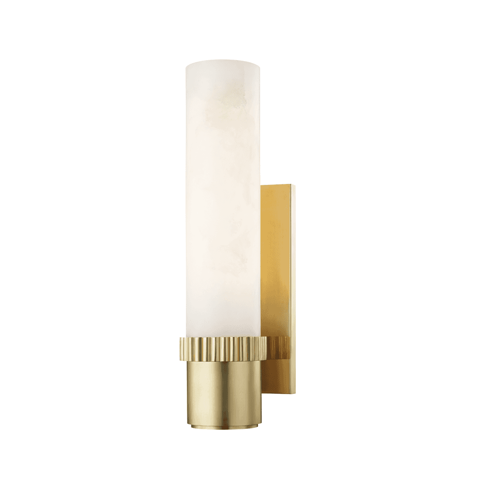 Hudson Valley Argon 1 Light Wall Sconce Light - Aged Brass