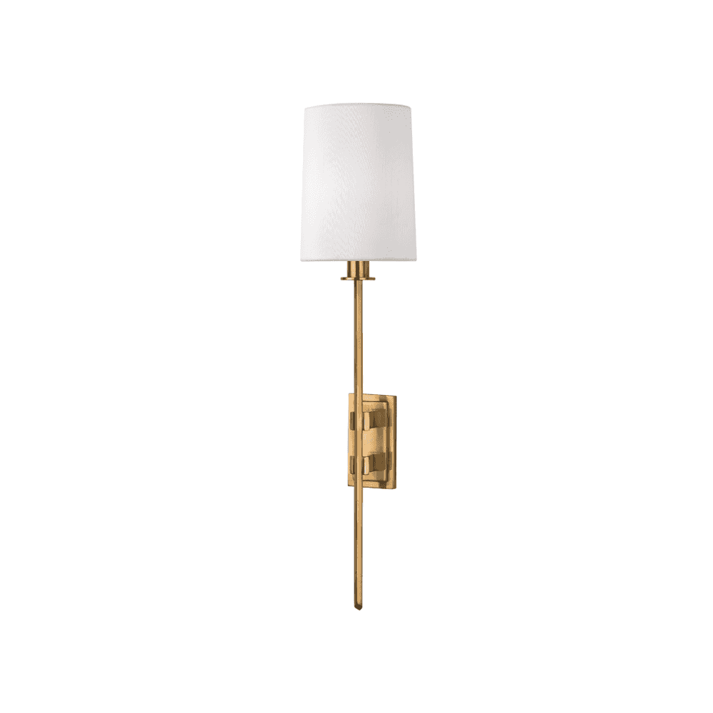 Hudson Valley Fredonia 1 Light Wall Sconce Light - Aged Brass