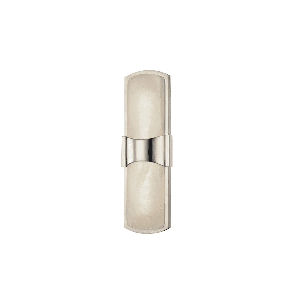 Hudson Valley Valencia 38cm LED Wall Sconce Light - Polished Nickel