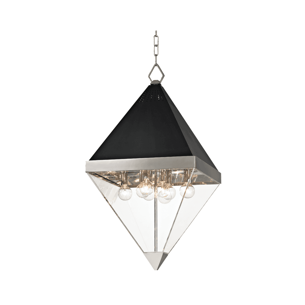 Hudson Valley Coltrane 8 Light Pendant - Polished Nickel