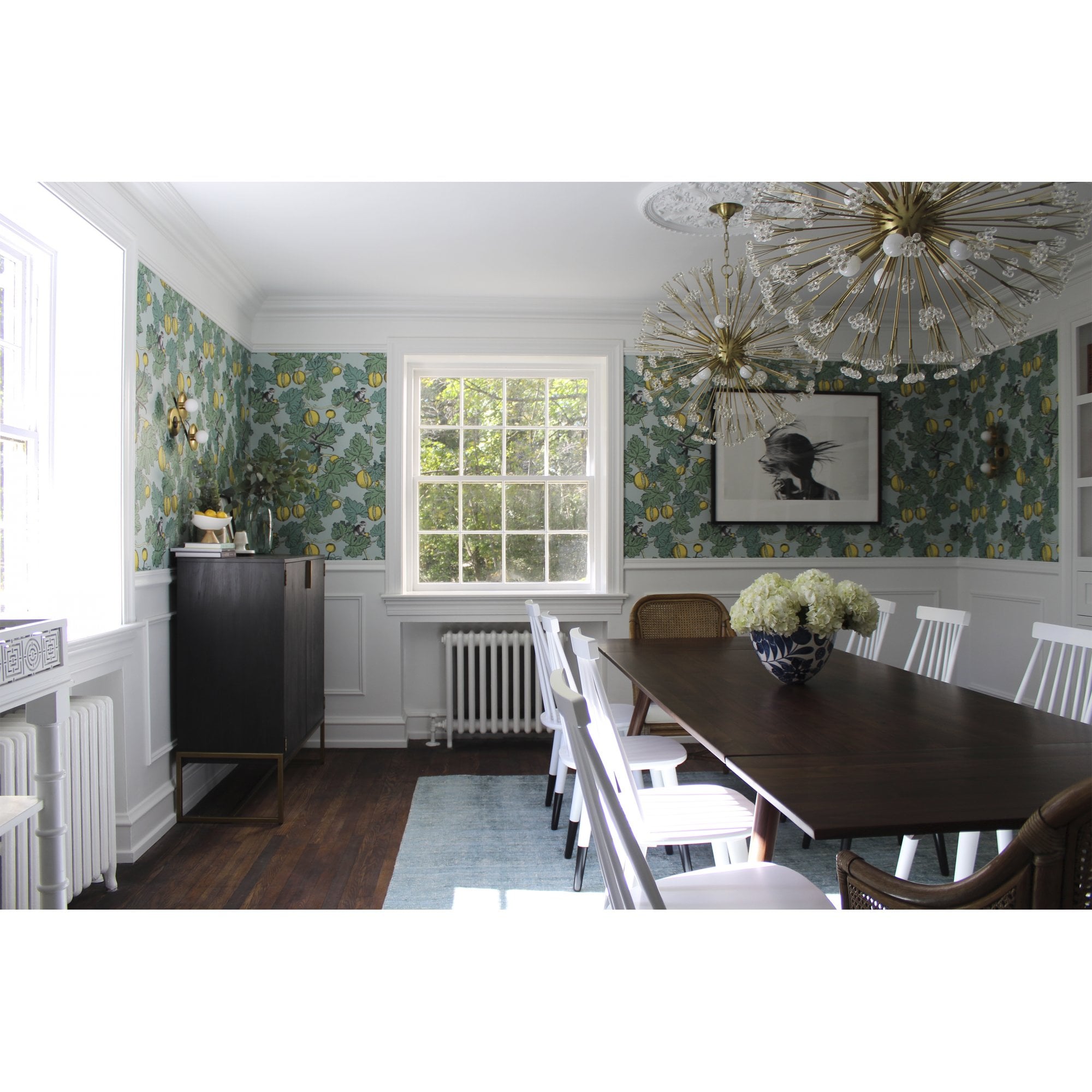 Hudson Valley Dunkirk 8 Light Chandelier - Aged Brass