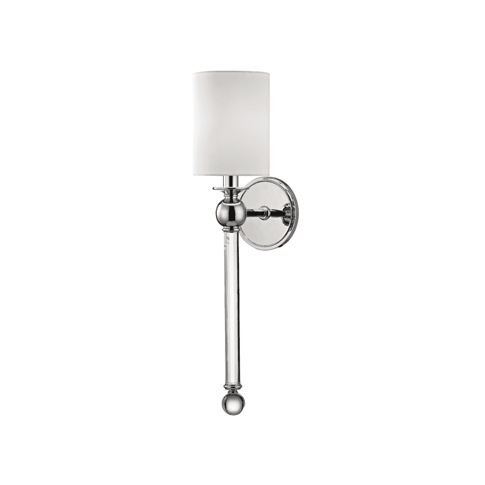Hudson Valley Gordon 1 Light Wall Sconce Light - Polished Nickel