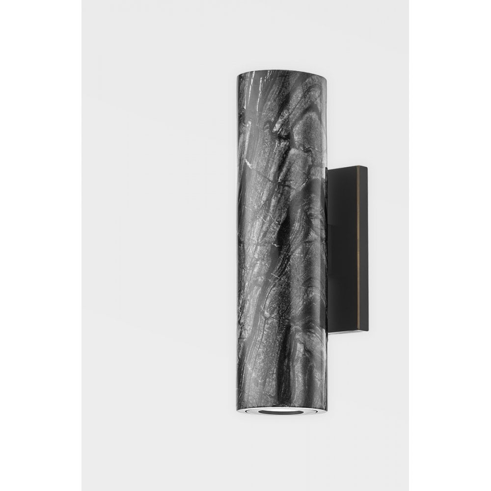Hudson Valley Predock 2 Light Wall Sconce Light - Black Brass