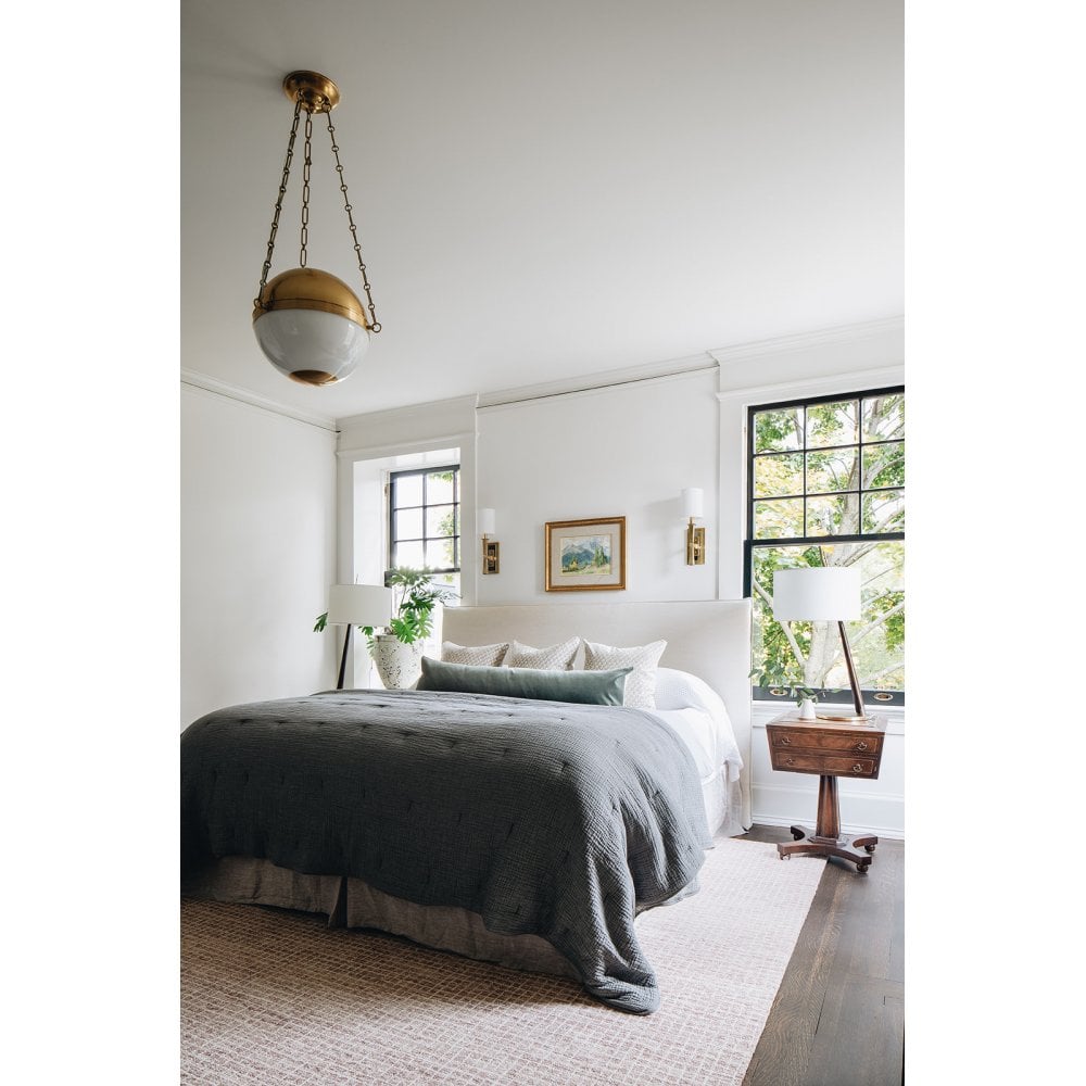 Hudson Valley Sphere No.2 3 Light Large Pendant - Aged Brass