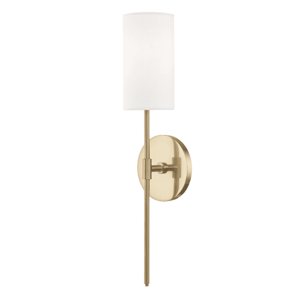 Mitzi Olivia 1 Light Wall Sconce Light - Aged Brass