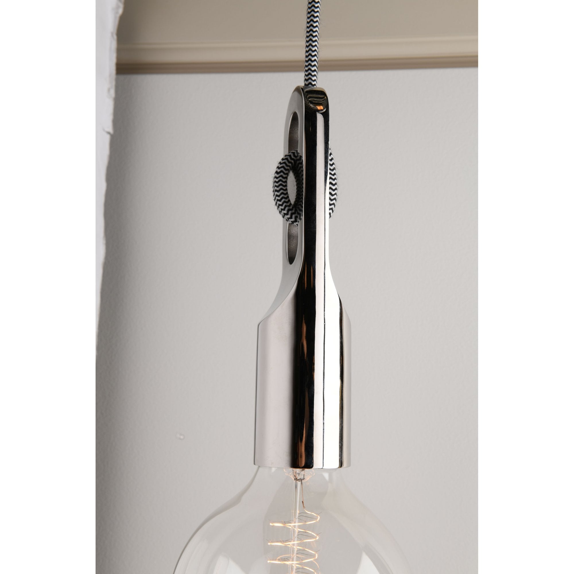 Mitzi Angela 1 Light Large Pendant - Polished Nickel