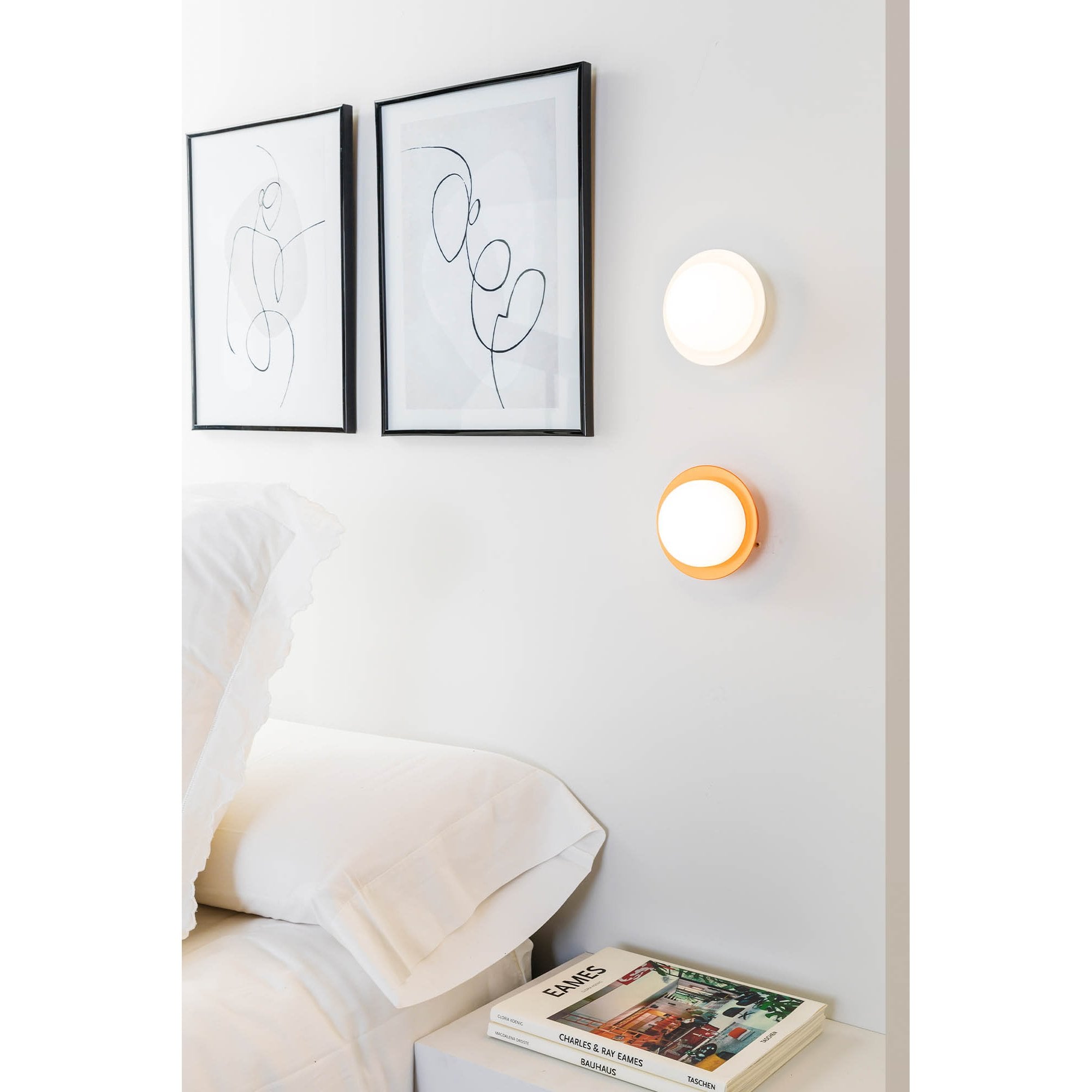 Faro May Wall/Ceiling Lamp - White