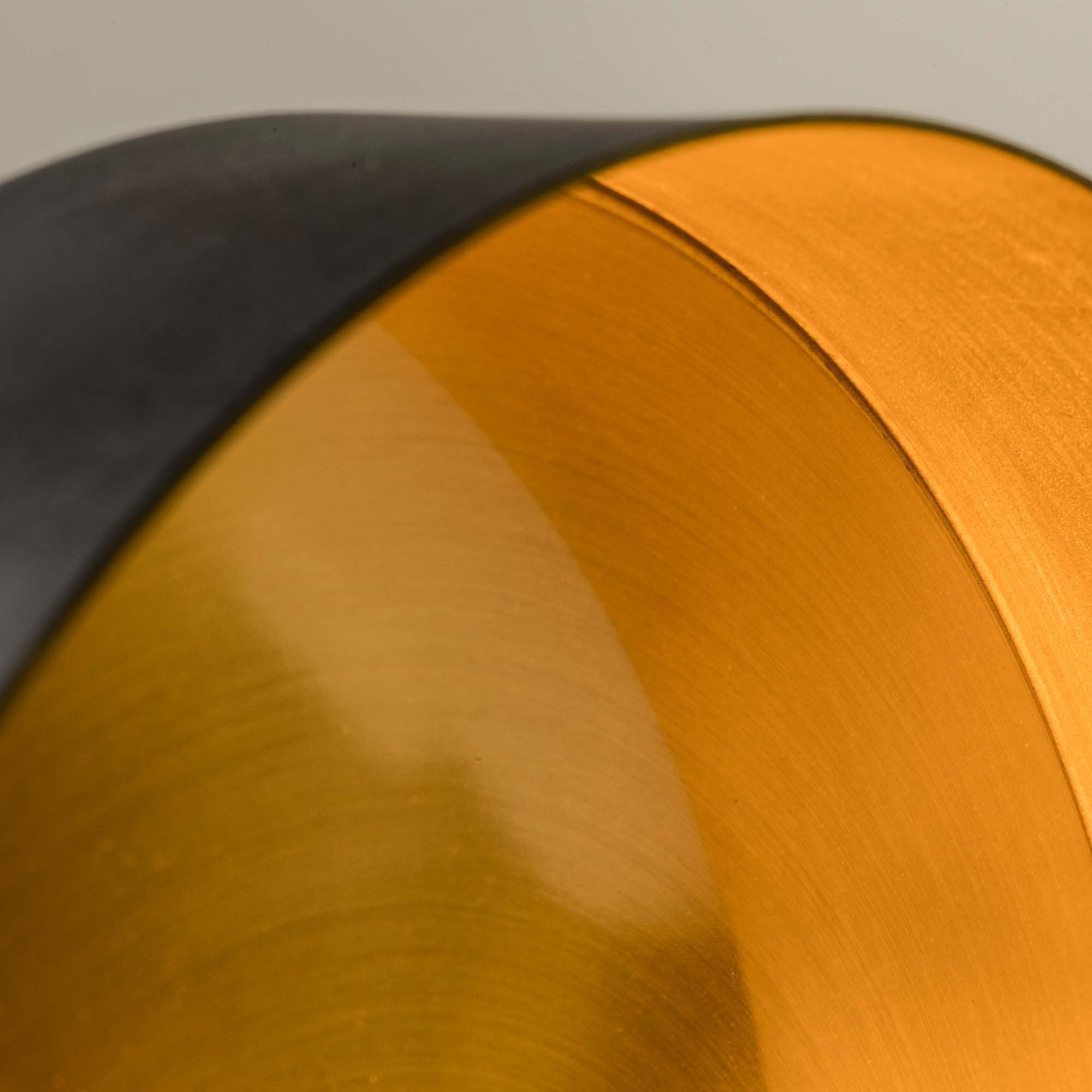 Faro Whizz Pendant - Black & Satin Gold