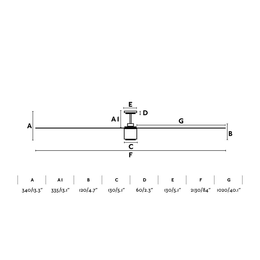 Faro Attos XXL LED Fan - DC Motor - Brown