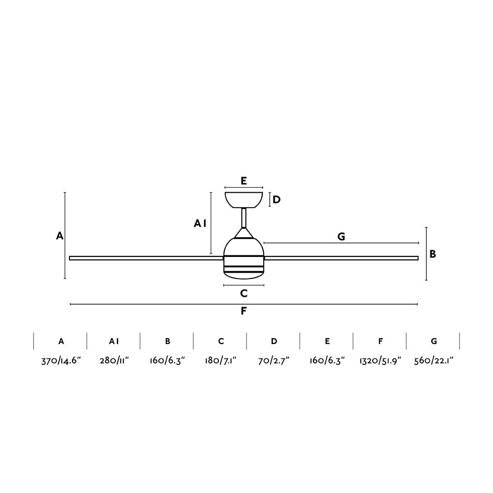 Faro Poros Large LED Fan - DC Motor - Fan - White