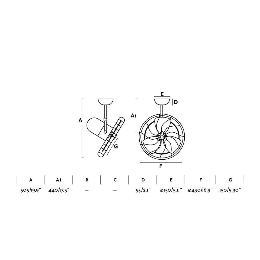 Faro Keiki Small Fan - Brown