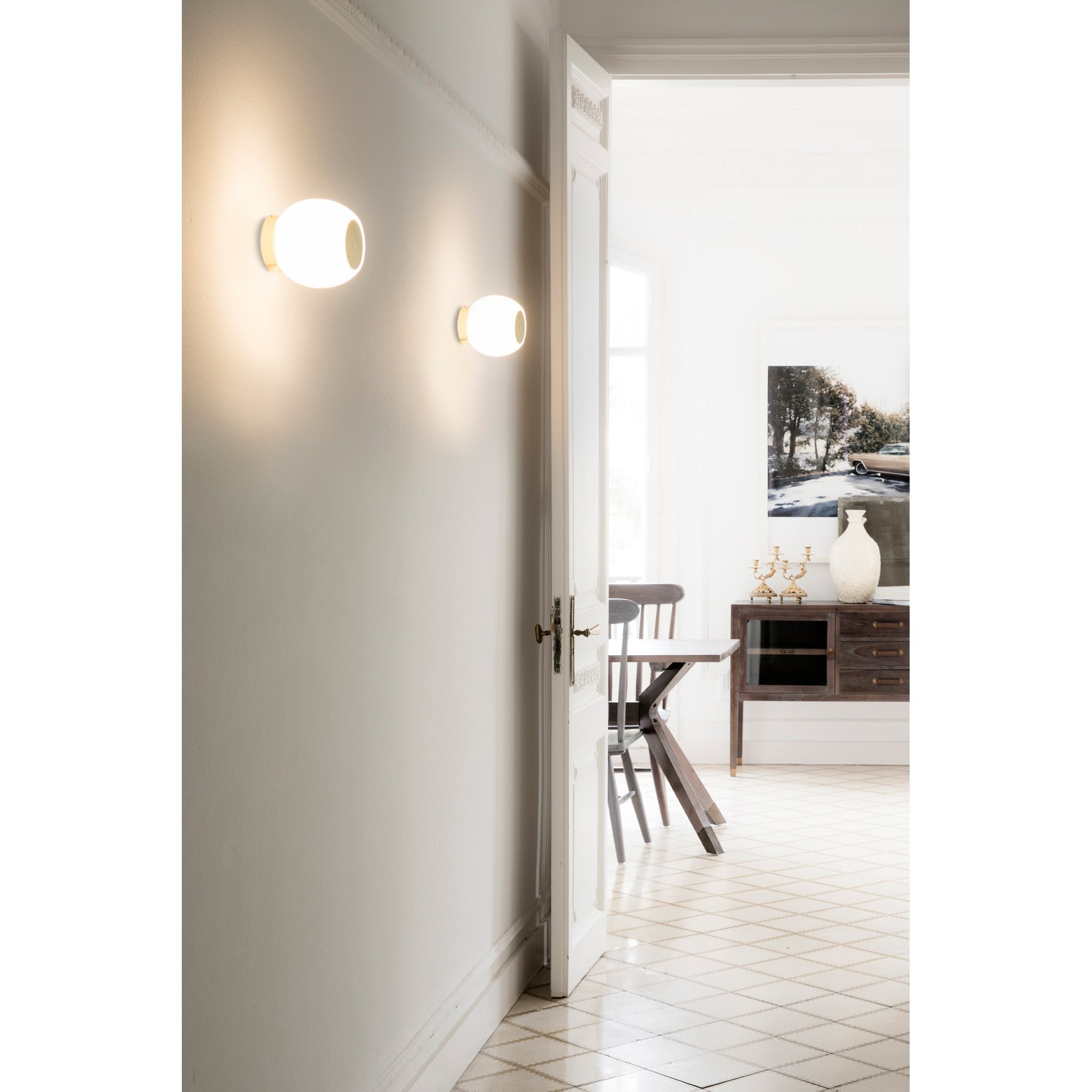 Faro Moy Wall/Ceiling Lamp - Gold