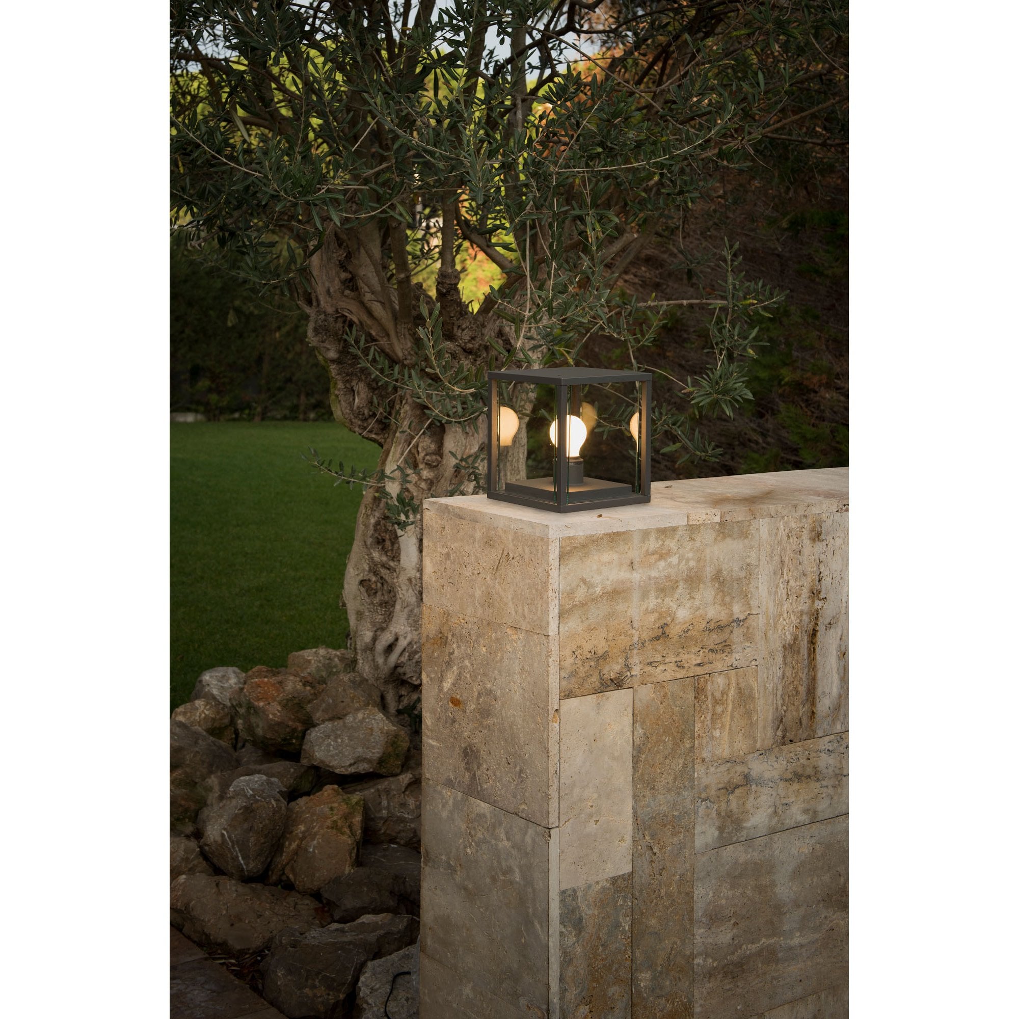 Faro Nala Post Lamp - Dark Grey
