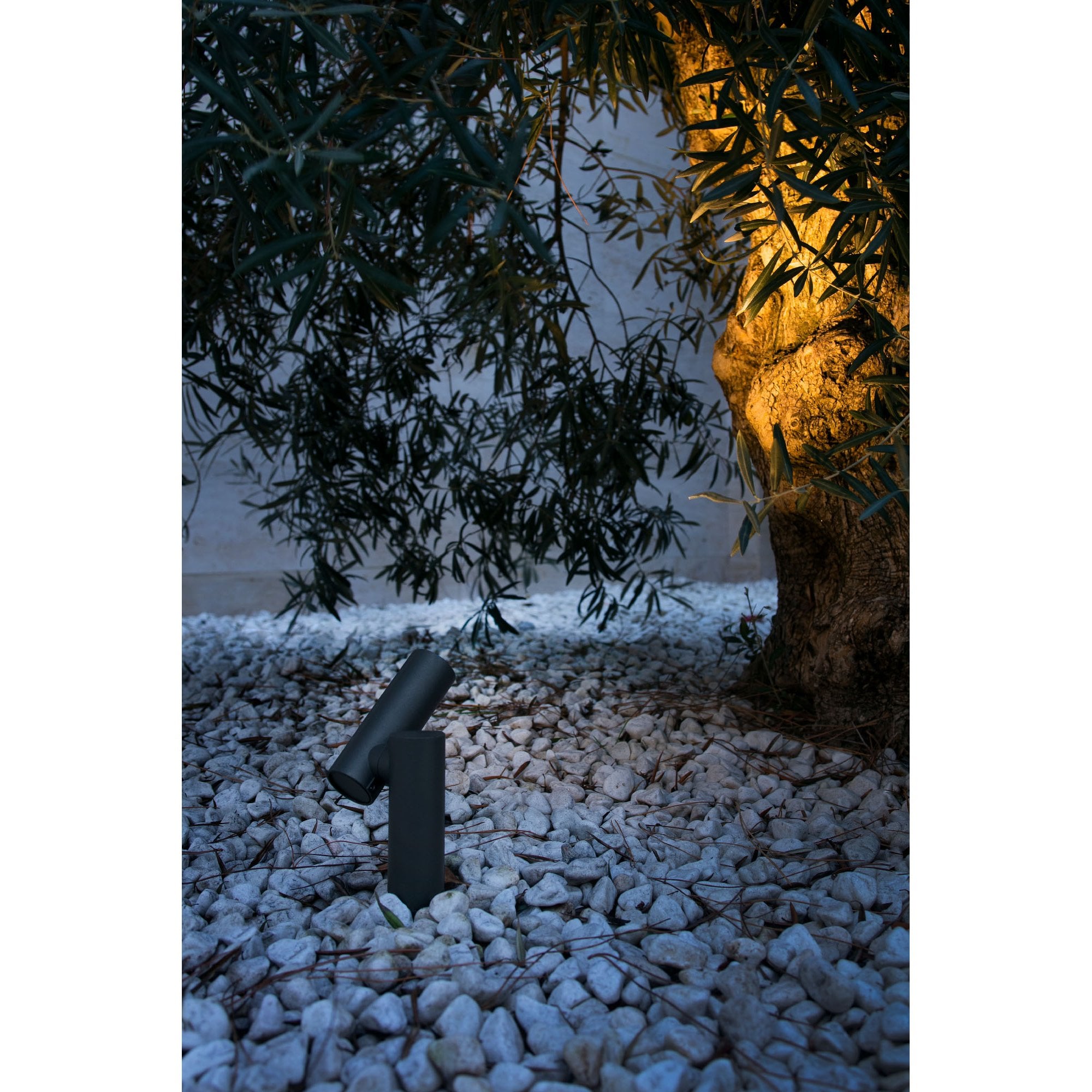 Faro Spy 145 Spotlight (Wall/Floor Mount) - Dark Grey