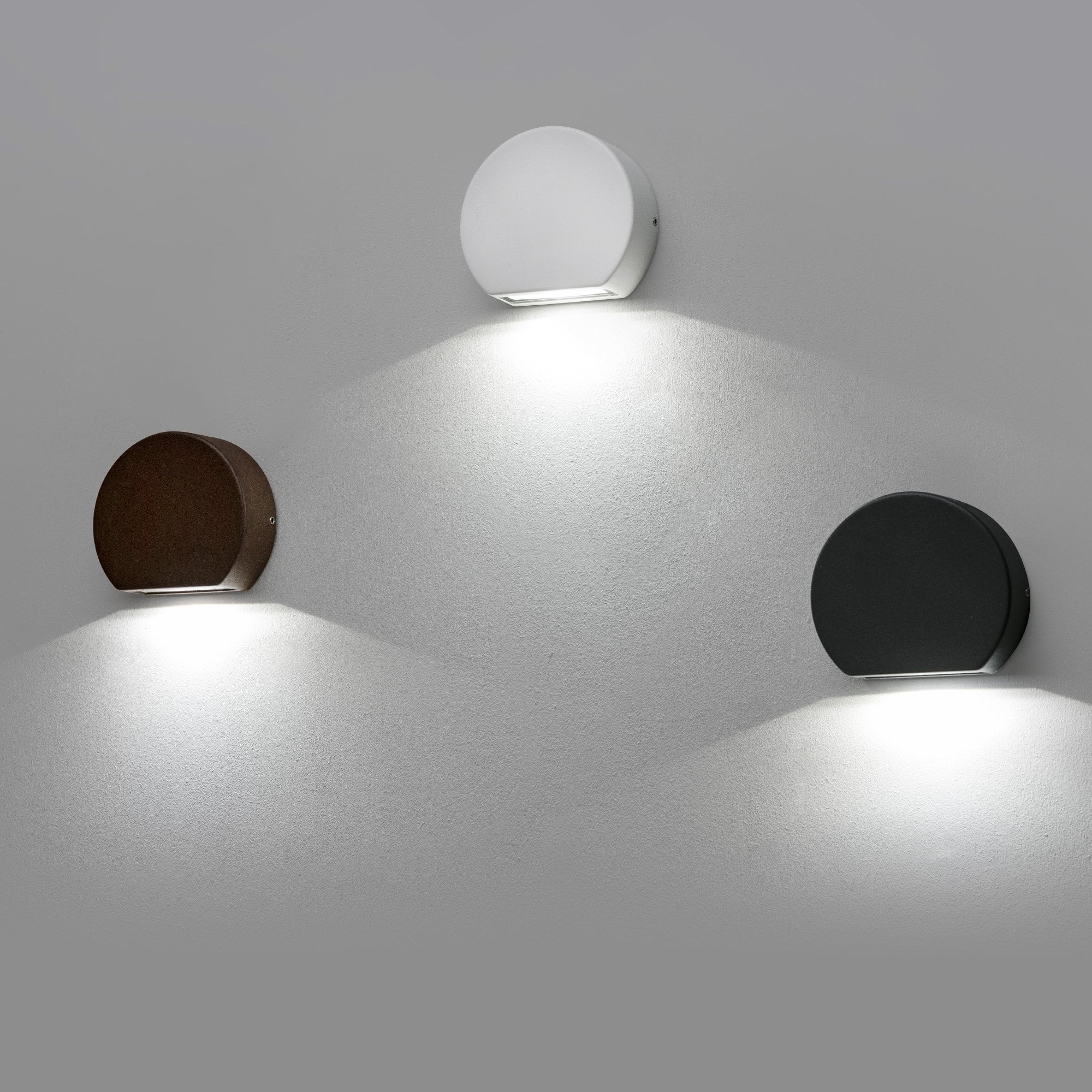 Faro Pill Wall Lamp - Dark Grey