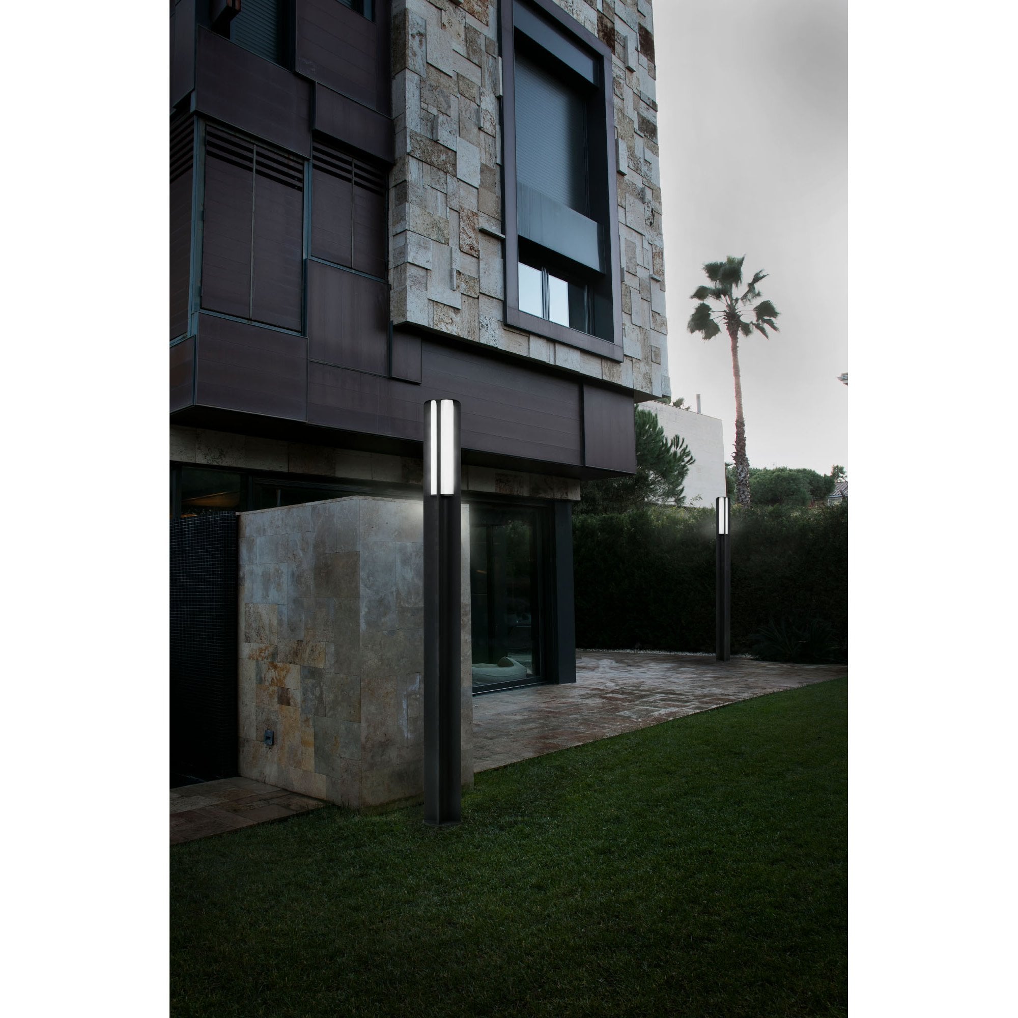 Faro Bu-Oh 2500 Pole Lamp - Dark Grey