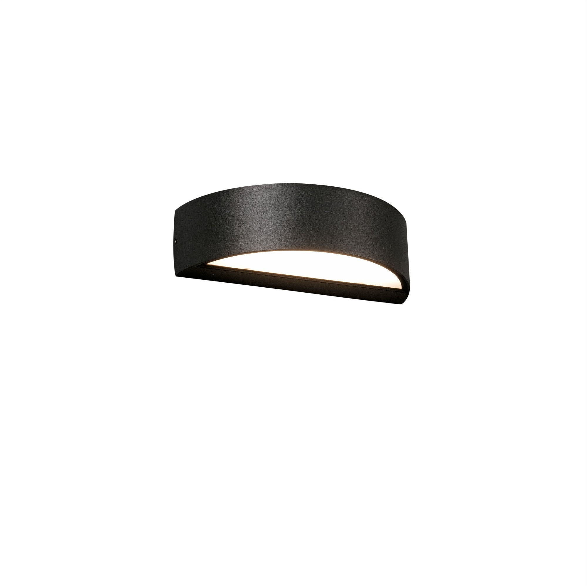 Faro Oval Wall Lamp - Dark Grey