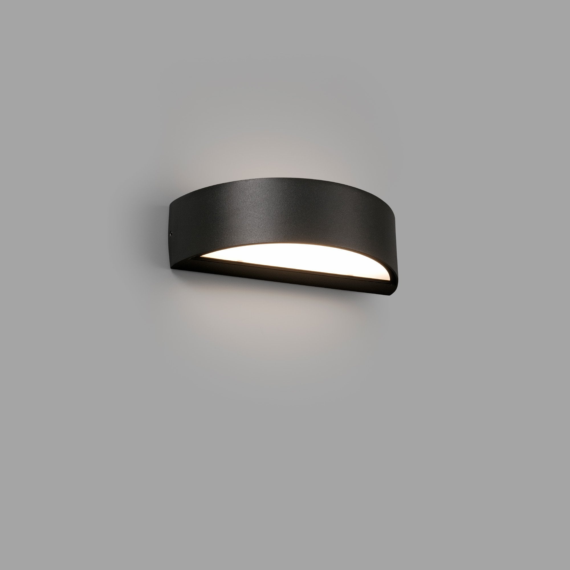 Faro Oval Wall Lamp - Dark Grey