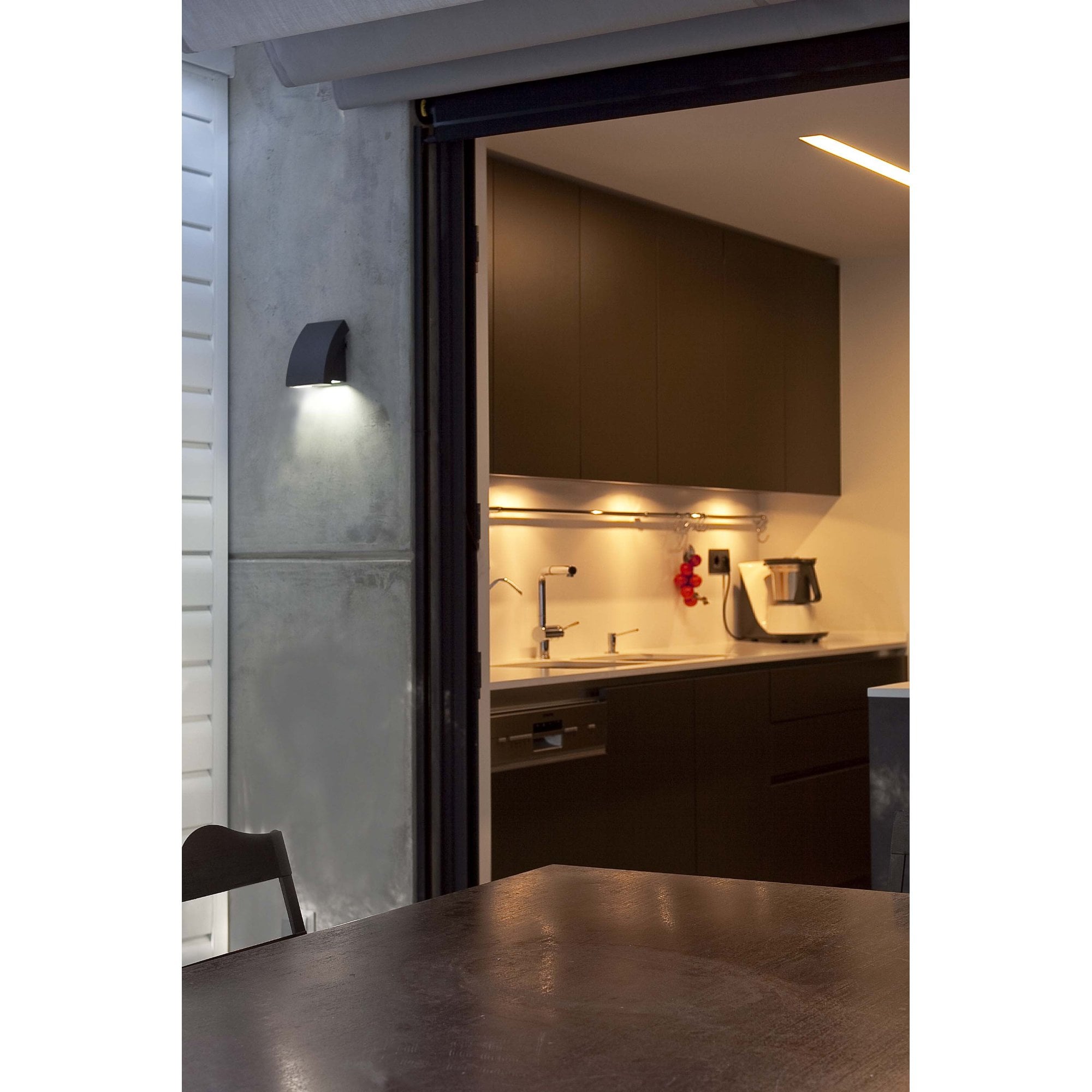 Faro Proa Wall Lamp - Dark Grey