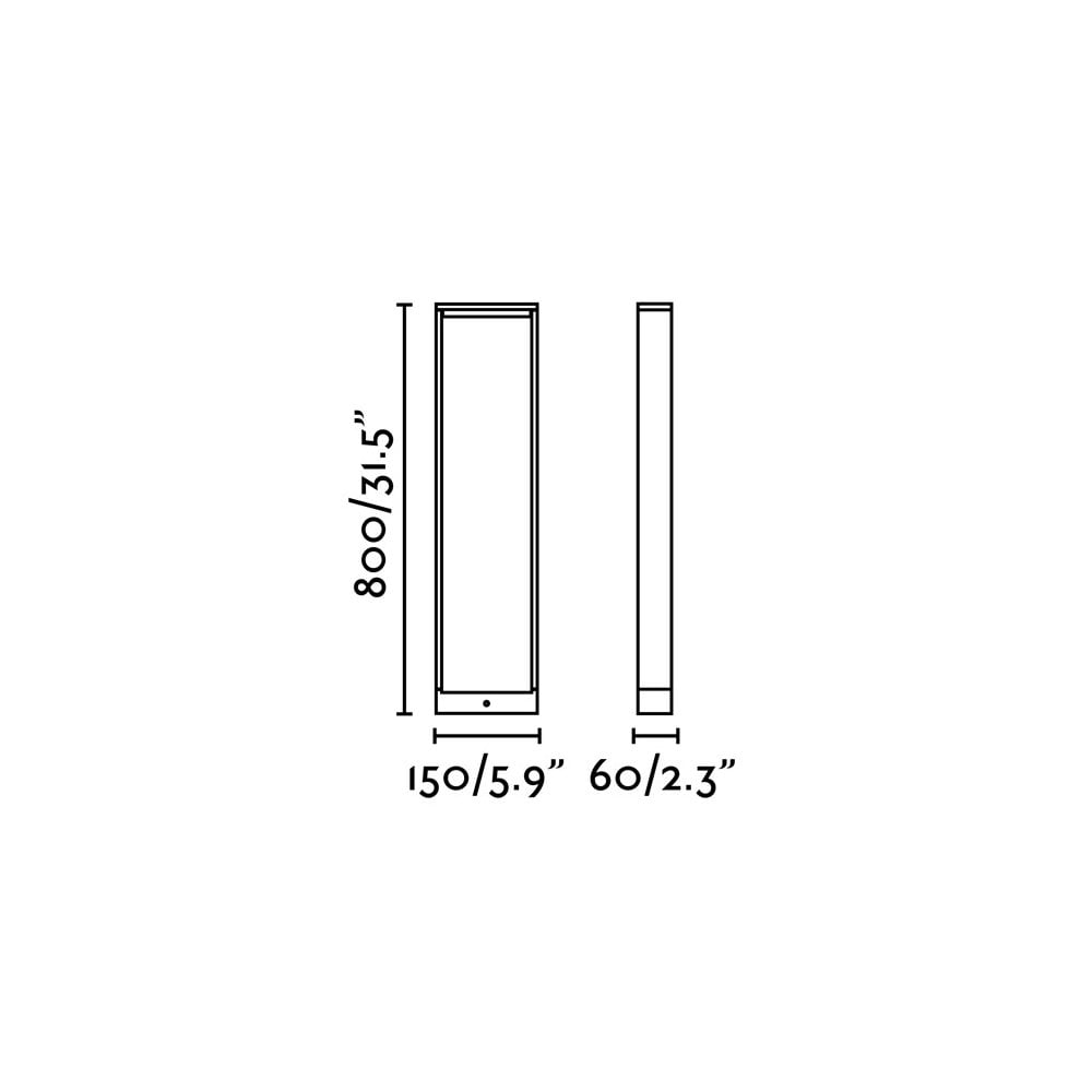 Faro Alp 800 Beacon Lamp - Dark Grey